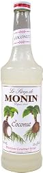 Monin Flavored Syrup, Coconut, 33.8-Ounce Plastic Bottles (Pack of 4)