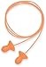 Howard Leight by Honeywell R-01522 Quiet Corded Multiple-Use Ear Plugs, Orange, 2-Pair