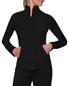Danskin Women's Cotton Stretch Zip Front Jacket