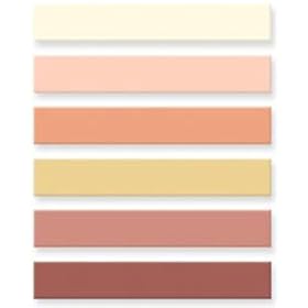 ColorBox Fluid Chalk Cat's Eye Queue Inkpad 6/Pkg-Sand Dunes