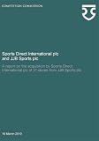 Sports Direct International plc and JJB Sports plc : a report on the acquisition by Sports Direct International plc of 31 stores from JJB Sports plc
