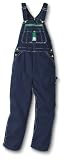 32 Inseam Walls Liberty Rigid Denim Bibs Blue