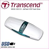 Transcend 64 GB JetFlash V20 USB 2.0 Drive TS64GJFV20