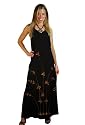 LONG BLACK BAMBOO SUMMER DRESS