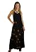 LONG BLACK BAMBOO SUMMER DRESS
