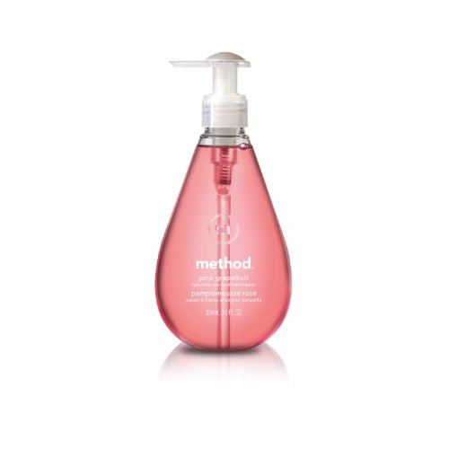 Method Gel Hand Wash 12oz, Pink Grapefruit (Pack of 6)