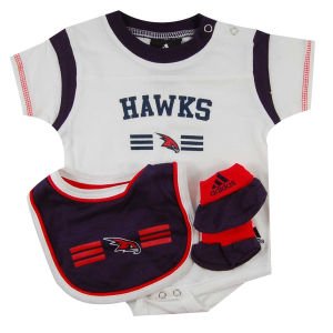 Atlanta Hawks NBA Newborn Bib & Booties Set 31mogRSV1%2BL Atlanta Hawks NBA Newborn Bib & Booties Set