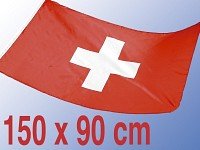 Länderfahne Schweiz 150 x 90 cm aus reißfestem Nylon