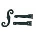 Builders Edge, Inc. 051010006002 Vinyl Decorative Hinge Kit