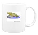 Mug with alligator, dinosaur, reptile, crocodile, amphibian