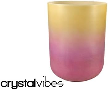 New 8" C# Om Chakra Ametrine Featherlight Crystal Singing Bowl #fl8csp30 11000364