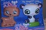 Littlest Pet Shop Bubble Bath Decanter Set Dog and Panda