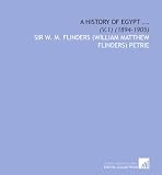 A History of Egypt ...: (V.1) (1894-1905)