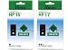 Remanufactured HP 15 & 17 Ink Cartridges Combo 2-Pack: 1 Black / 1 Color