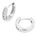 White Gold 1/3ct Diamond Hoop Earrings (G-H White Gold 1/3ct Diamond Hoop Earrings (G-H