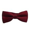 Dr Who Style Maroon Bow Tie - Polyester - Pre Tied - Fancy Dress