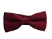 Dr Who Style Maroon Bow Tie - Polyester - Pre Tied - Fancy Dress