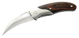 Review Herbertz, Solingen  / Herbertz Lock Knife, AISI 420, Pakka Woodhandle, stainless Steel Handle, Clip