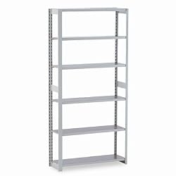 Tennsco Regal Shelving Add-On Unit, 6 Shelves, 36w x 12d x 76h, Sand