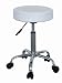 Produkt-Bild: Rollhocker M-95027-W Chrom Wei&szlig;