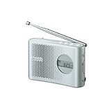 SONY TV(1-3ch)/FM/AM PLL�V���Z�T�C�U�[�n���f�B�[�|�[�^�u�����W�I �V���o�[ ICF-M55/S