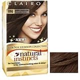 Clairol Natural Instincts Golden Shimmer Hair Color, Golden Cappuccino # 28G - 1 Ea