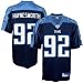 Reebok NFL Equipment Tennessee Titans #92 Albert Haynesworth Light Blue Replica Jersey