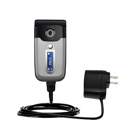 Rapid Wall / AC Charger for the Sony Ericsson z550c - Gomadic Brand w/ TipExchange Technology