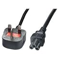3 pin power cable UK plug for esystem, acer, toshiba, lenovo laptop adapters and many more