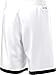 adidas Performance Men's Court Shorts, White/Black, X-Large