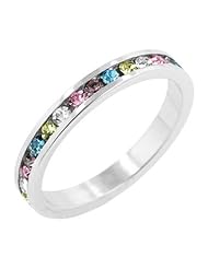 Stylish Stackables Mixed Silver Ring