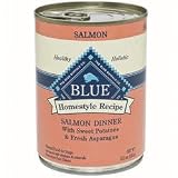 Blue Buffalo Salmon Dinner with Sweet Potatoes and Fresh Asparagus Canned Dog Food