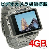 ビデオカメラ付マルチプレーヤーウォッチ 【腕時計】