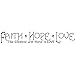 RoomMates RMK1767SS Faith, Hope & Love Quote Peel and Stick Wall Decals