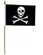 Pirate - Jolly Roger - Flag 12x18 inch Stick Flag