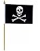 All Products : Pirate - Jolly Roger - Flag 12x18 inch Stick Flag