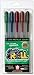 Gelly Roll Metallic Medium Point Pen Assort., 5/Pkg: Sepia/Burgundy/Hunter/Blue-Black...