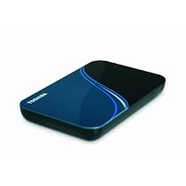 Toshiba 500 GB USB 2.0 Portable External Hard Dive HDDR500E04XL (Liquid Blue)