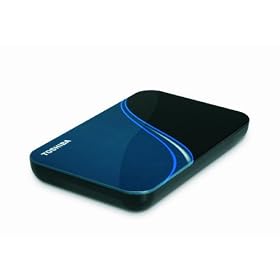 Toshiba 500 GB USB 2.0 Portable External Hard Dive HDDR500E04XL (Liquid Blue) by Toshiba