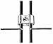 Gridwall Joining Clips Connectors for Grid Panels - 12 Pcs - White Color