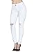 Fandsway Women's Fashion Comfort Casual Ripped Denim Skinny Jean Full Length Collection