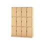 Jonti-Craft 4697TK, Thriftykydz Stacking Lockable Lockers - Triple Stack