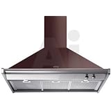 Smeg Classic Design KD90RWU 36 Wall Mount Chimney Range Hood with 600 CFM Internal Blower,... by