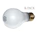 20,000 Hour 60-Watt Clear Light Bulb (6-pack) (ULA-94)