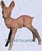 deer statue home or garden iron fawn sculpture New