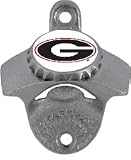 Georgia Bulldogs Wall Mount Beer Bottle Opener NCAA College Athletics - Fan Shop Merchandise