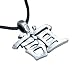 Chinese Friendship Symbol Pewter Pendant Necklace
