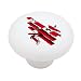 Red Baron Triplane Decorative High Gloss Ceramic Drawer Knob