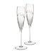 Waterford Crystal Butterfly Flute Pair