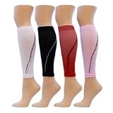 Solid Compression Leg Sleeves 1 Pair (4 Colors)